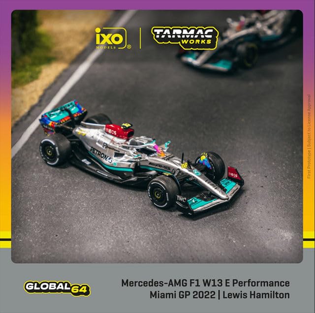 ターマックワークス 1/64 メルセデス AMG セット Amazon | ターマックワークス 1/64 メルセデス AMG F1 W13 E #63